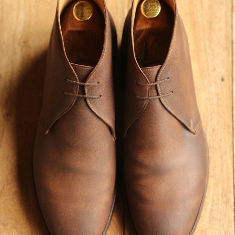 Crockett & Jones Chertsey Brown Rough Out Suede Chukka Boots Men's UK 7 (US 8)